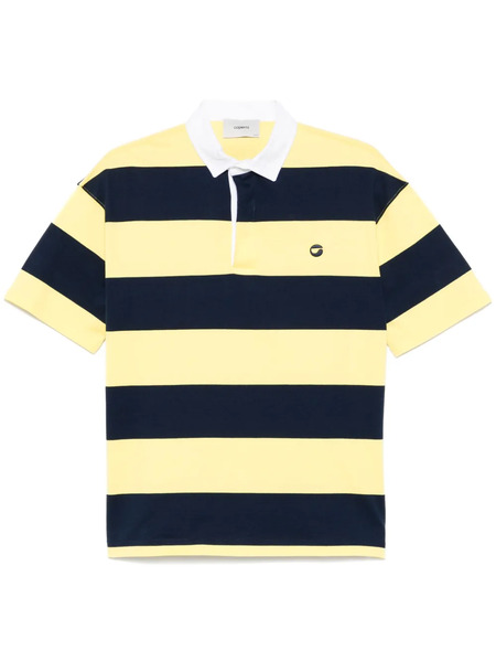  Coperni Striped Polo Top - Yellow 