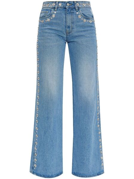  Coperni Studded High-rise Jeans - Blue 