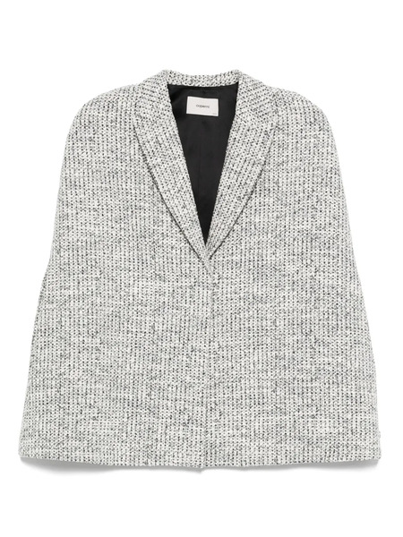  Coperni Tweed Tailored Cape - Black 
