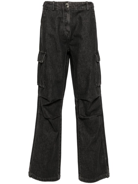  Coperni Wide-leg Cargo Jeans - Black 