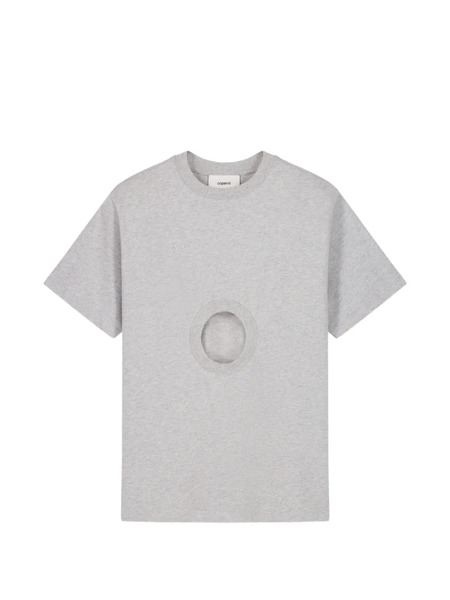  Coperni Window Circular Opening T-shirt - Grey 