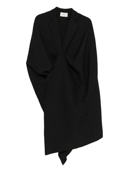  Coperni Wrapped Asymmetrical Coat - Black 
