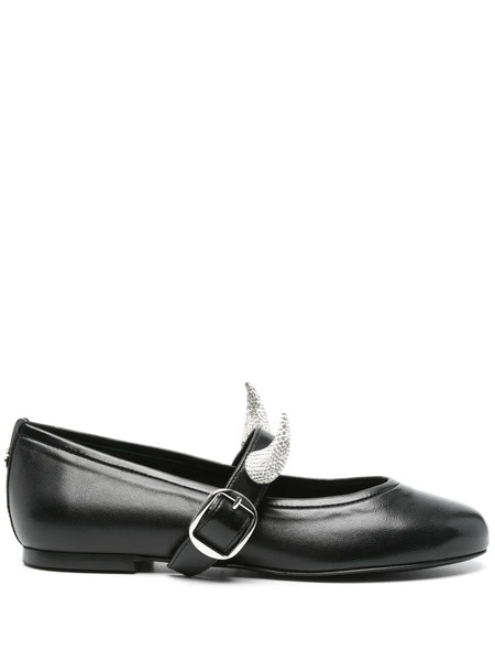 Coperni X Disney Horn Ballet Flats - Black 