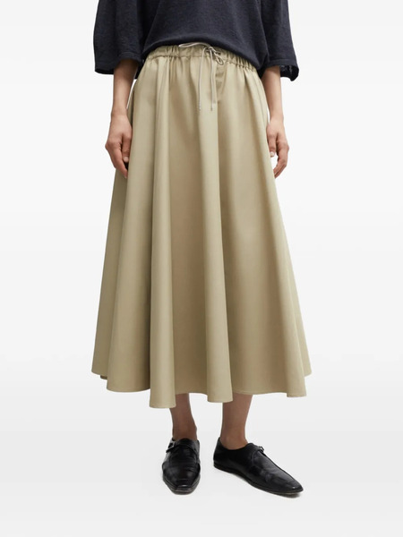  Cordera Drawstring Midi Skirt - Neutrals 