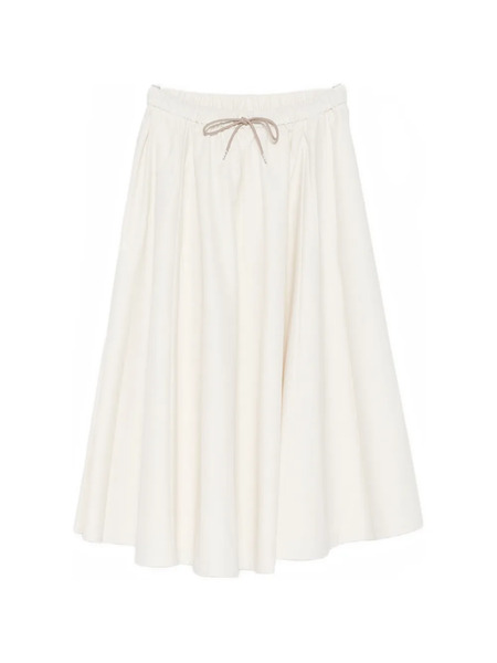  Cordera Drawstring Skirt - White 