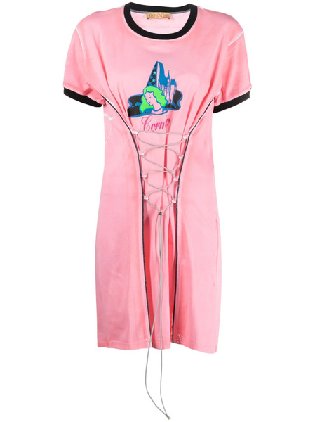  Cormio Josefine Lace-up Dress - Pink 