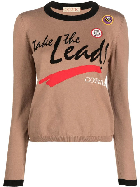  Cormio Take The Lead Knitted Jumper - Neutrals 