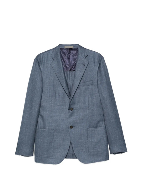  Corneliani Button Single-breasted Jacket - Blue 