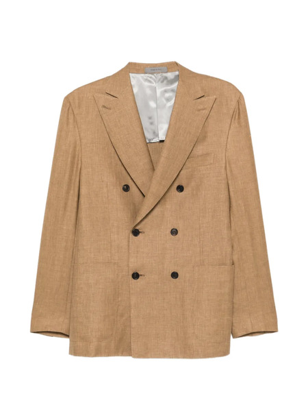  Corneliani Double-breasted Jacket - Brown 