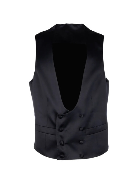  Corneliani Double-breasted Waistcoat - Blue 