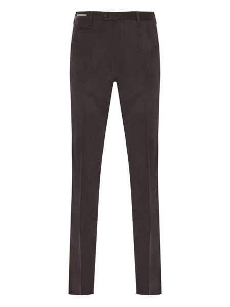  Corneliani Flat-front Trousers - Brown 