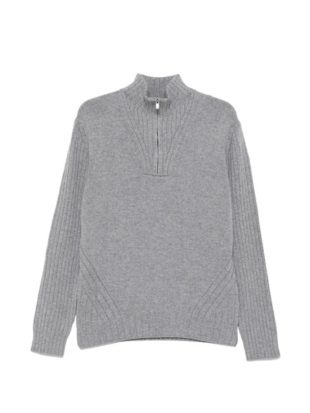  Corneliani Half-zip Sweater - Grey 