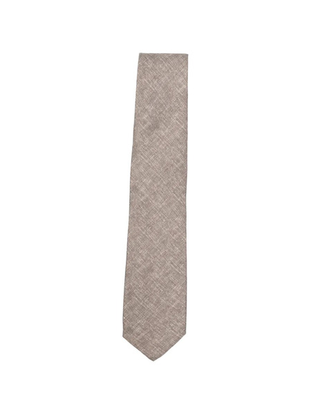  Corneliani Herringbone Tie - Neutrals 