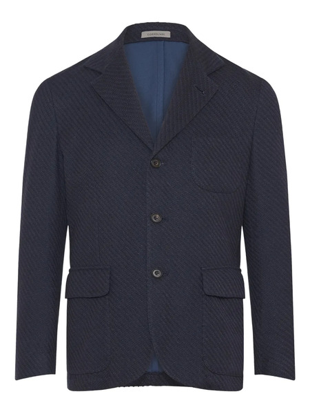  Corneliani Knitted Blazer - Blue 