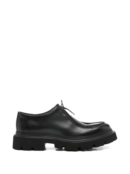  Corneliani Lace-up Platform Derby Shoes - Black 