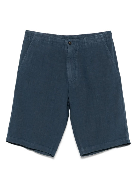  Corneliani Linen Shorts - Blue 
