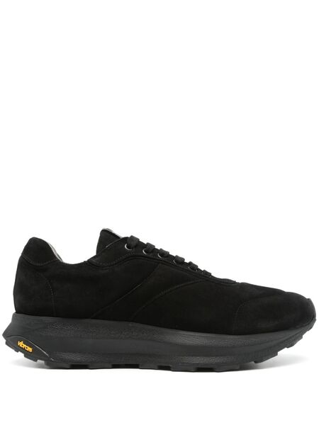  Corneliani Logo-patch Sneakers - Black 