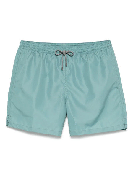  Corneliani Logo-print Swim Shorts - Green 