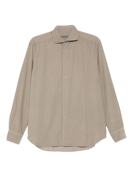  Corneliani Long-sleeved Shirt - Neutrals 