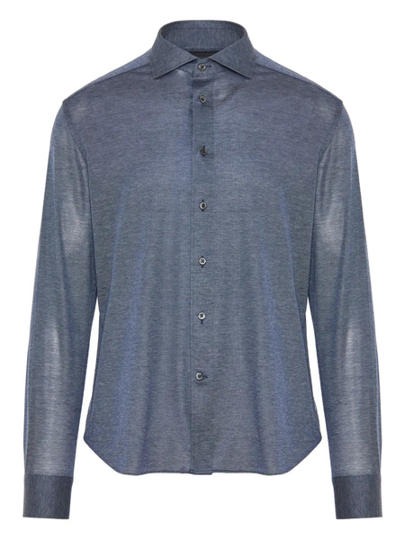  Corneliani Longsleeved Button-down Shirt - Blue 