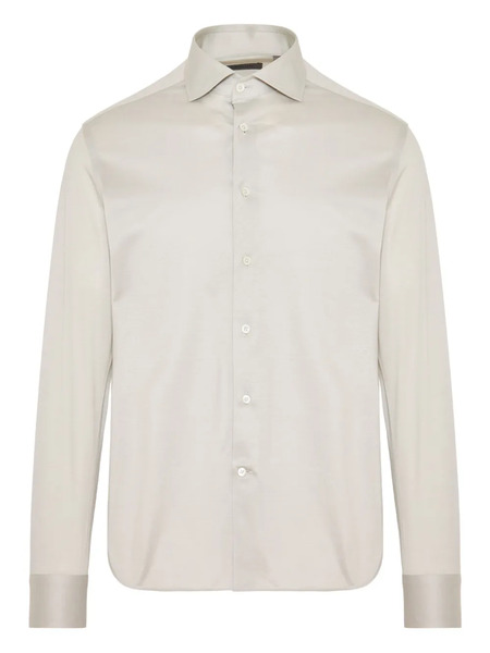  Corneliani Longsleeved Button-down Shirt - Grey 