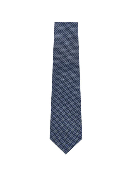  Corneliani Patterned Tie - Blue 