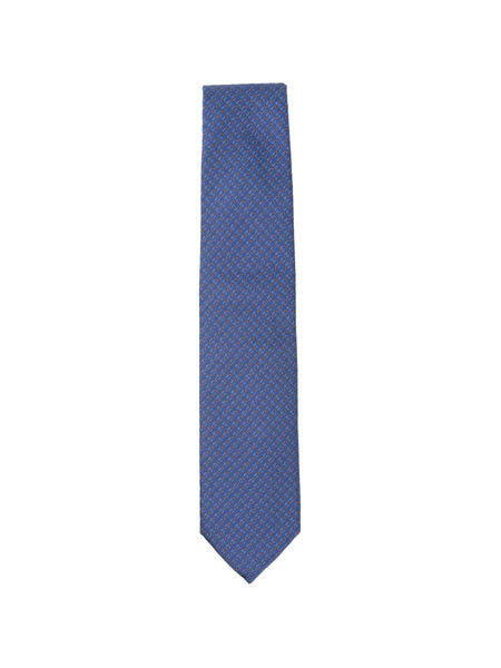  Corneliani Patterned Tie - Blue 