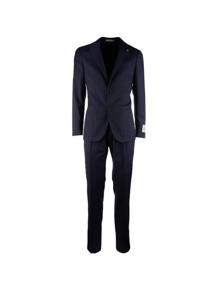  Corneliani Pinstripe-print Suit - Blue 