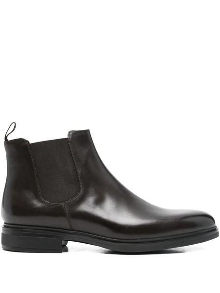  Corneliani Pull-tab Chelsea Boots - Brown 