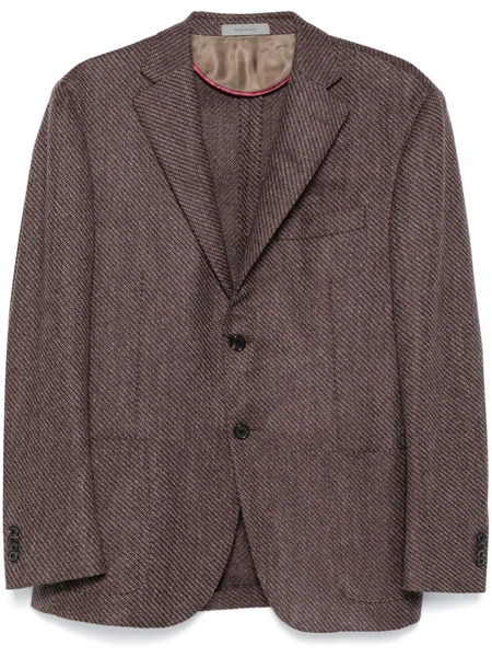  Corneliani Single-breasted Blazer - Brown 