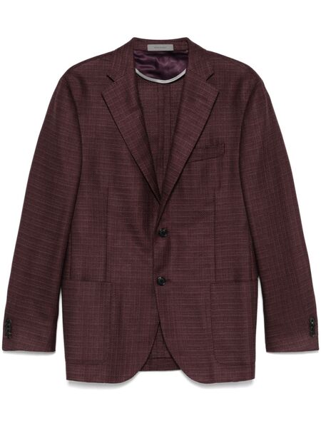  Corneliani Single-breasted Blazer - Red 