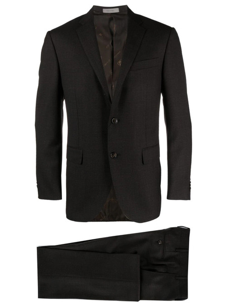  Corneliani Single-breasted Virgin Wool Suit - Brown 