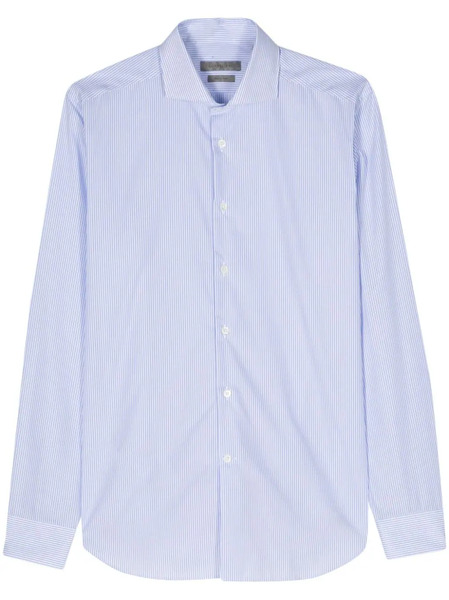  Corneliani Striped Cotton Shirt - White 