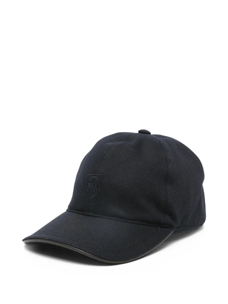  Corneliani Tonal Logo Cap - Blue 