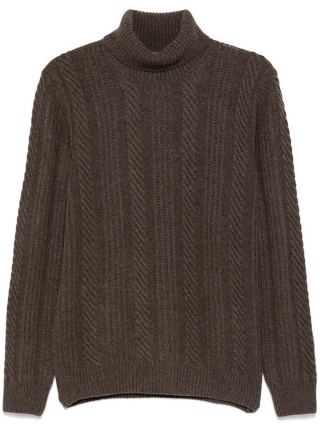  Corneliani Turtleneck Sweater - Brown 