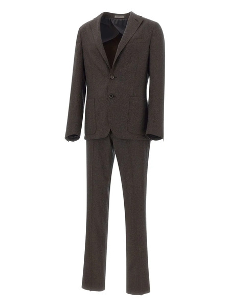  Corneliani Two-button Wool Suit - Brown 