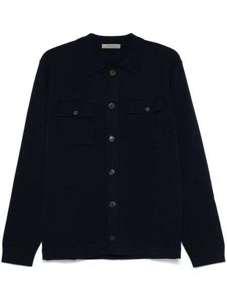  Corneliani Wool Shirt - Blue 
