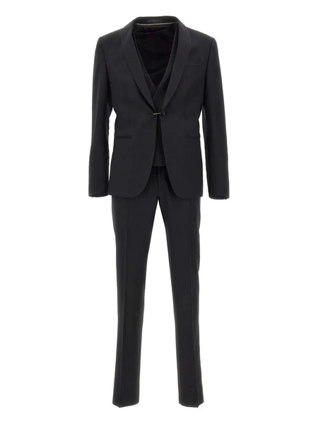  Corneliani Wool Suit - Black 