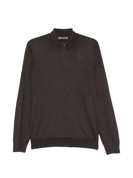  Corneliani Zip Sweater - Brown 