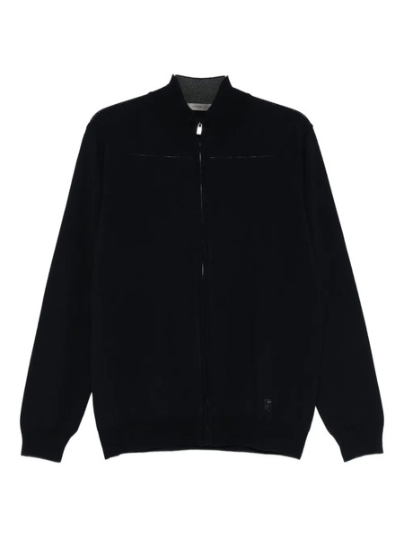  Corneliani Zip-up Cardigan - Blue 