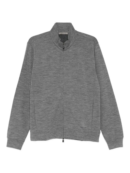  Corneliani Zip-up Cardigan - Grey 