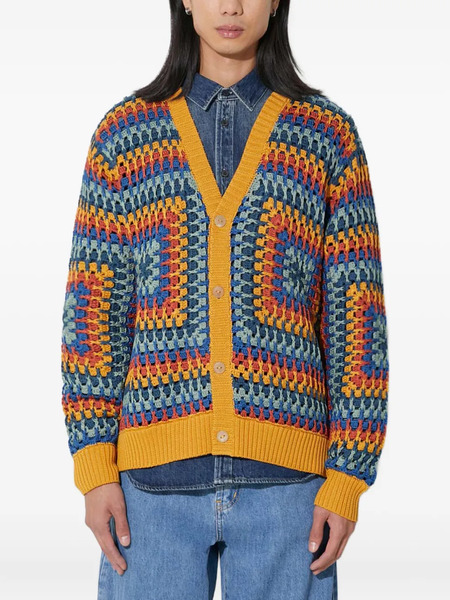  Corridor Patterned Cardigan - Blue 