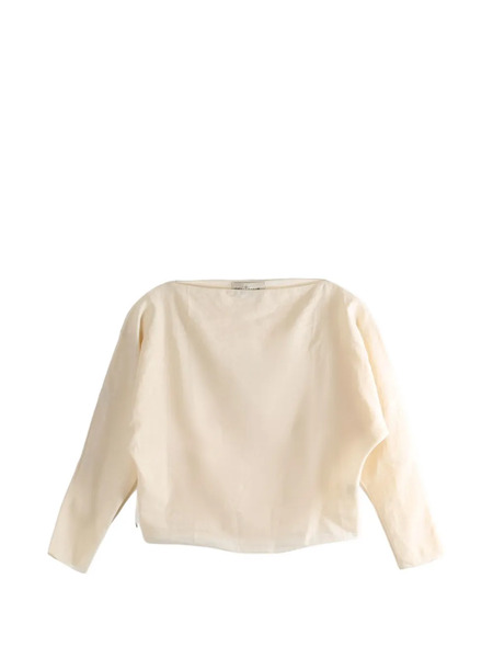  Cortana Boat Neck Top - Neutrals 