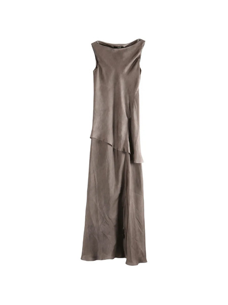  Cortana Constanza Double-layer Dress - Brown 