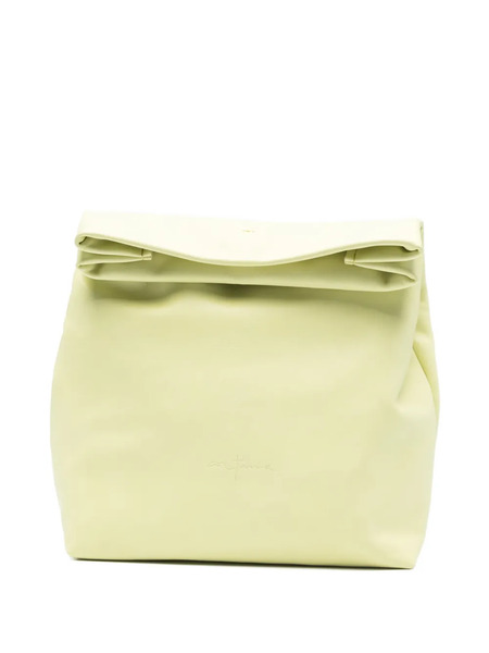  Cortana Leather Clutch Bag - Neutrals 