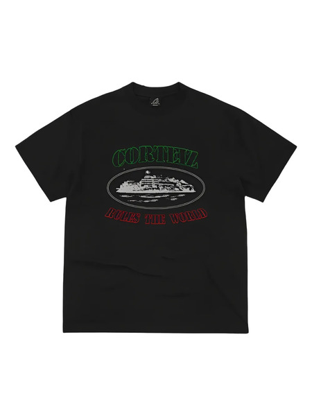  Corteiz Alcatraz Graphic T-shirt - Black 