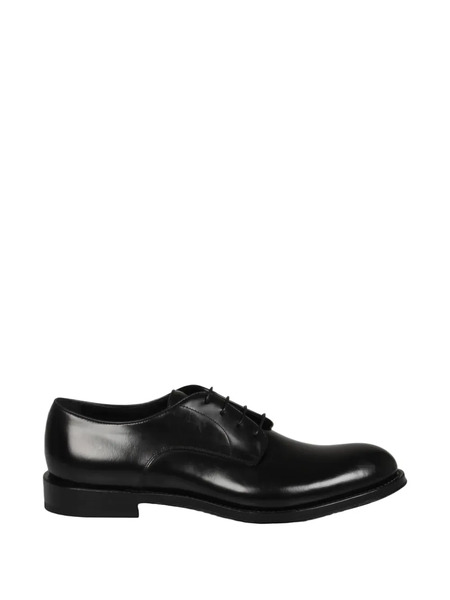  Corvari Leather Derby Shoes - Black 