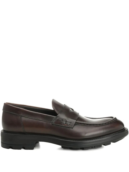  Corvari Leather Loafers - Brown 