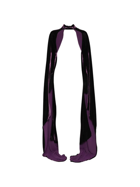  Costarellos Open-front Cape - Purple 