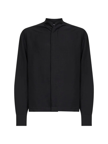  Costumein Buttoned Shirt Jacket - Black 